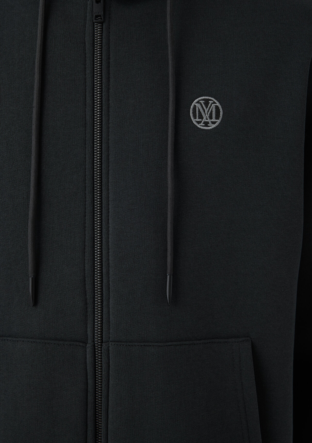 Mavi Kapüşonlu Gri Sweatshirt görsel 7
