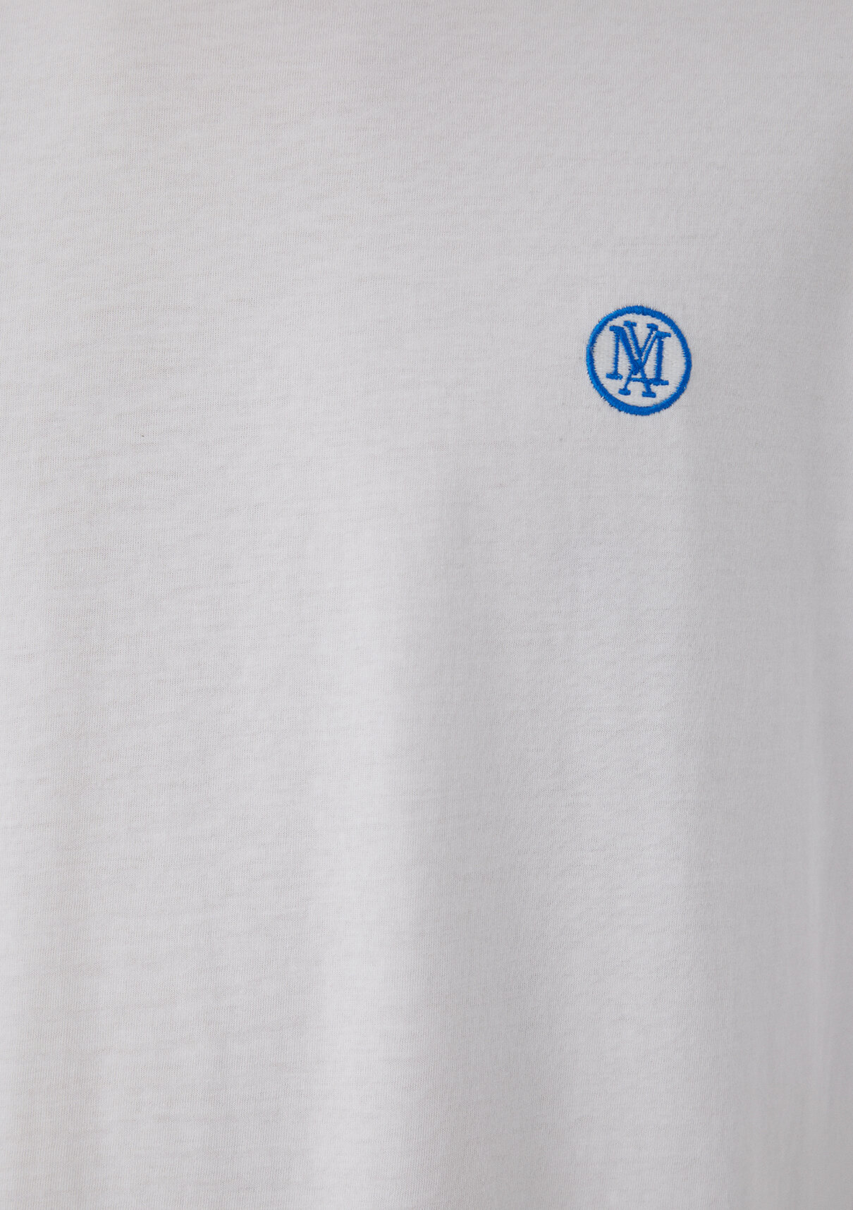 Mavi Logo İşlemeli Beyaz Basic Tişört görsel 7