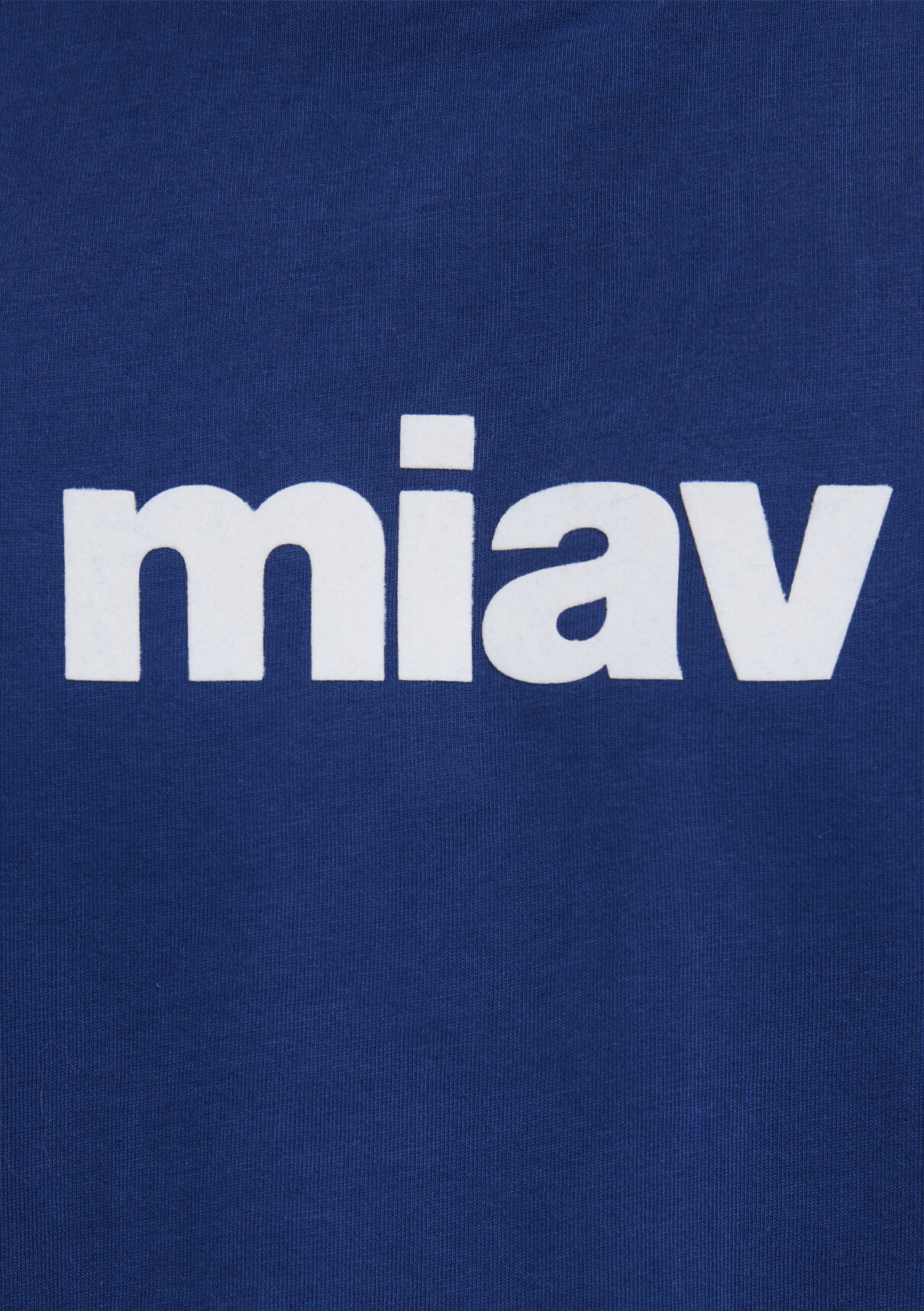 Mavi Miav Baskılı Mavi Tişört görsel 7