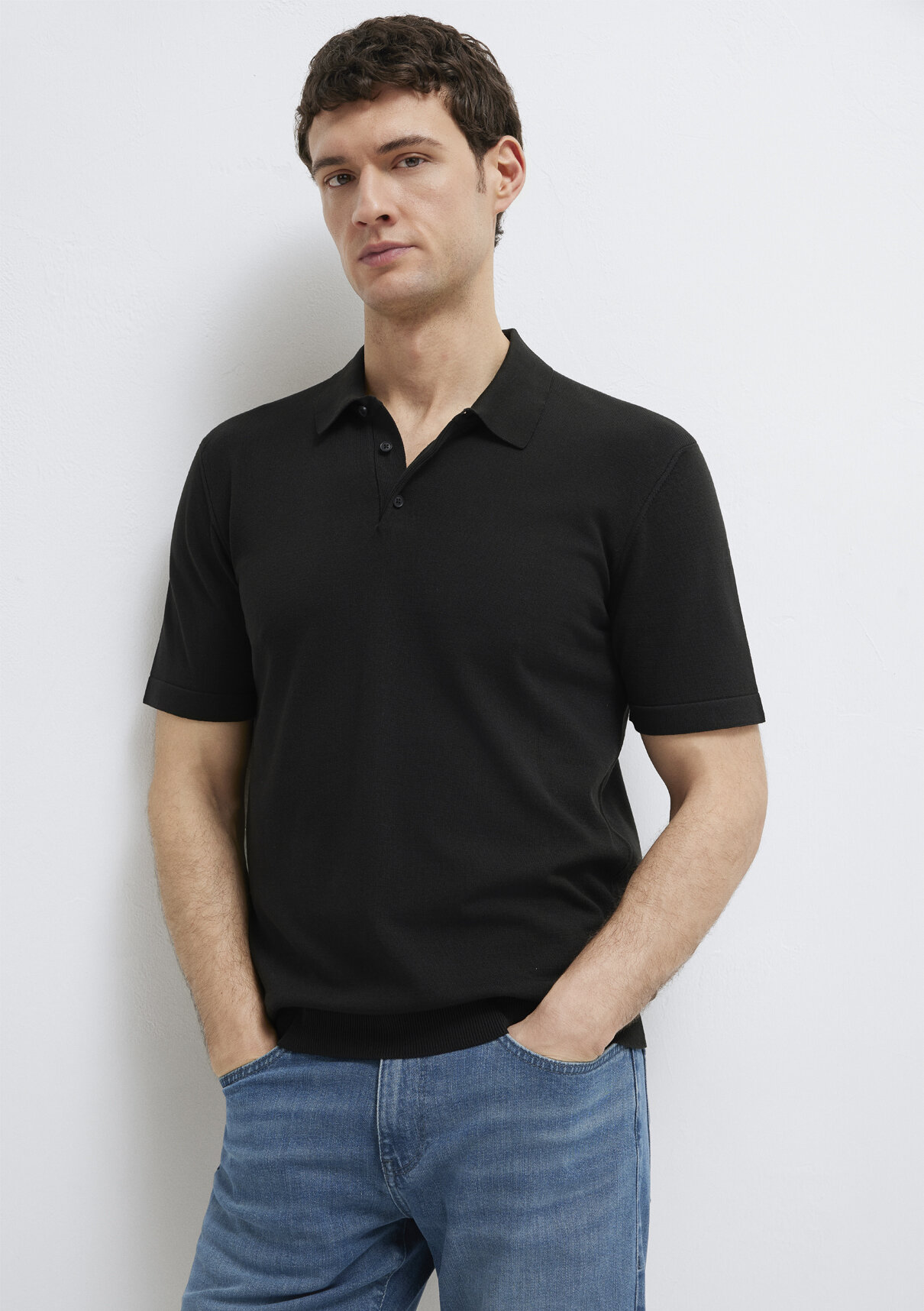 Mavi Black Siyah Triko Polo