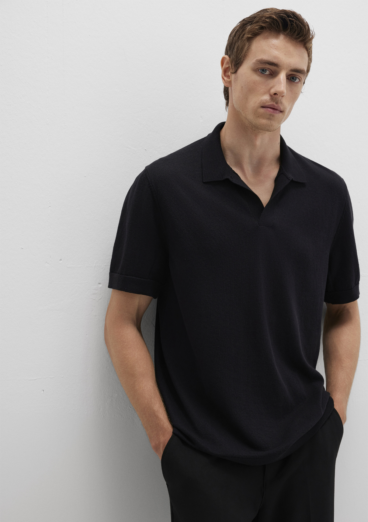 Mavi Black Siyah Triko Polo