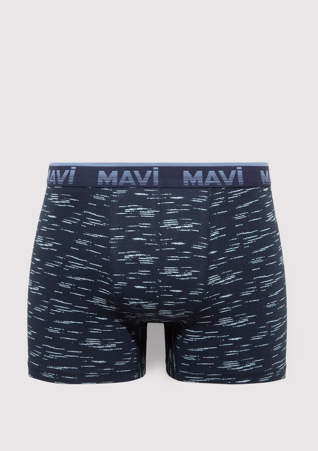 Mavi 3lü Lacivert Boxer görsel 2