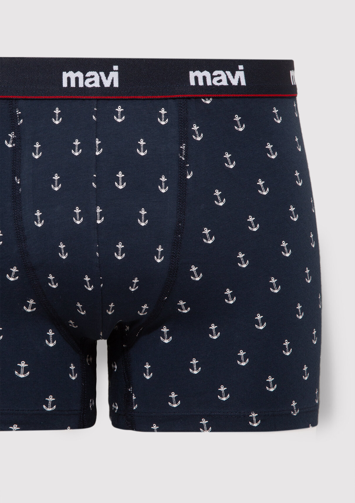 Mavi Baskılı Lacivert Boxer görsel 2