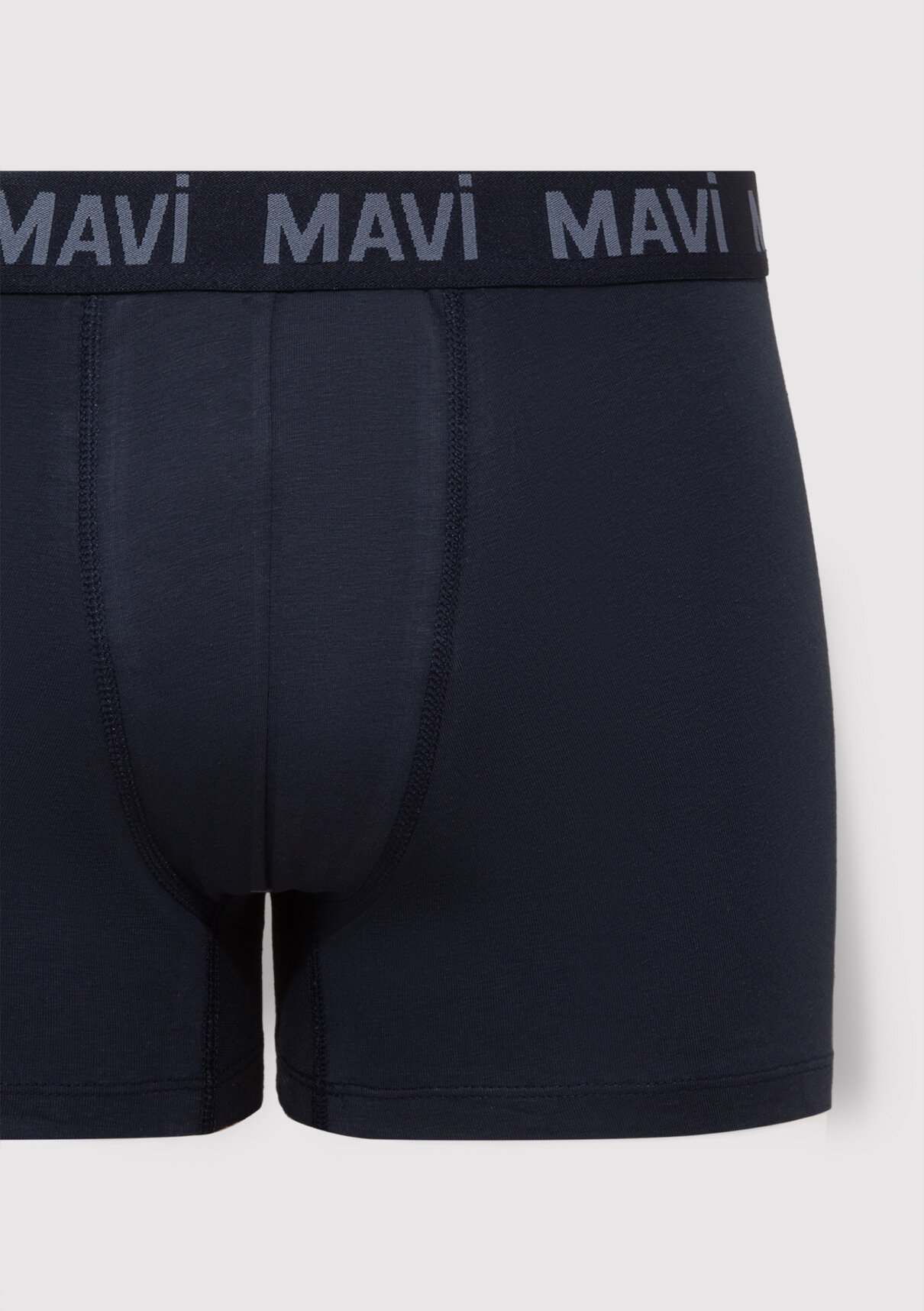 Mavi Lacivert Basic Boxer görsel 2