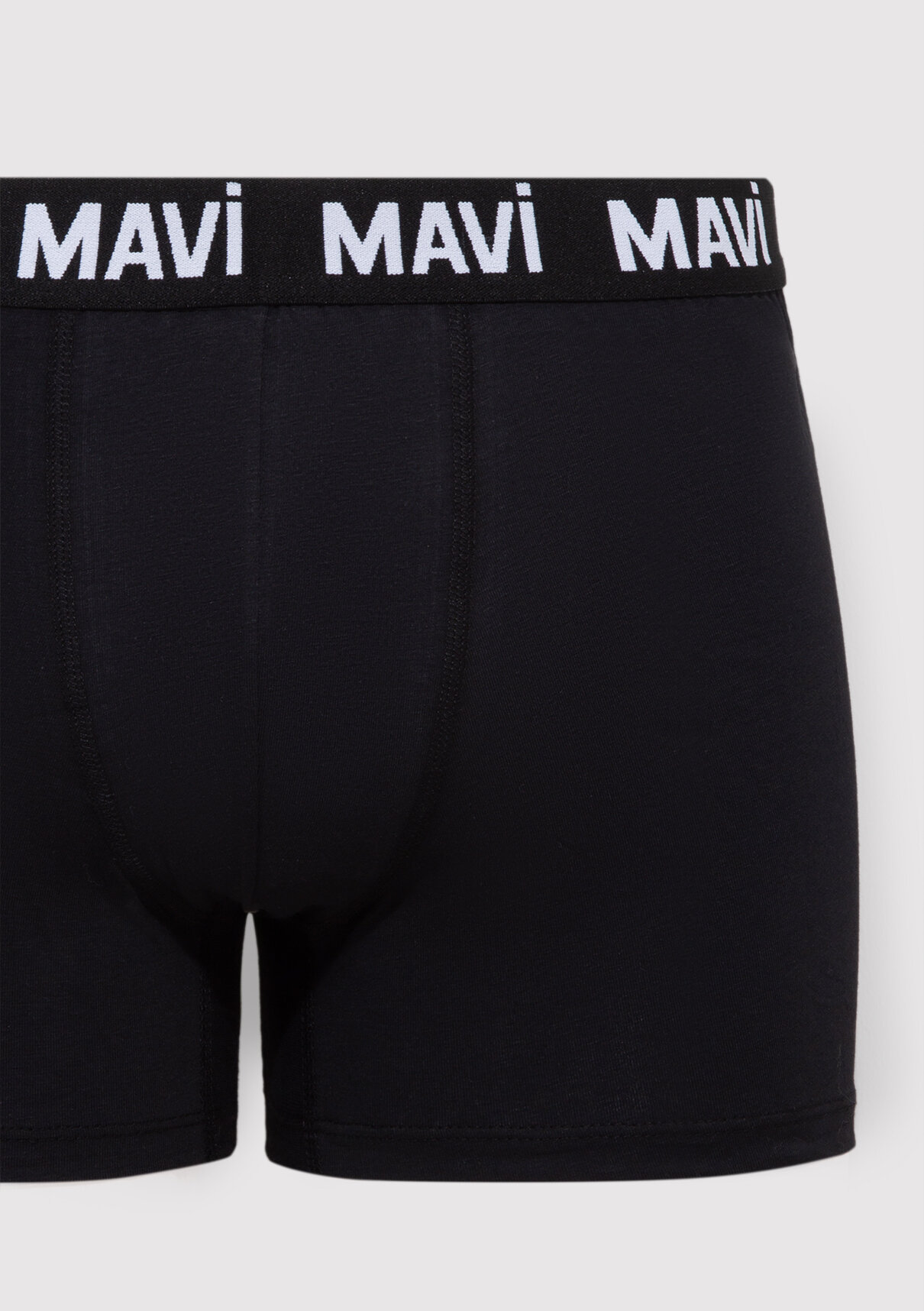 Mavi Siyah Basic Boxer görsel 2