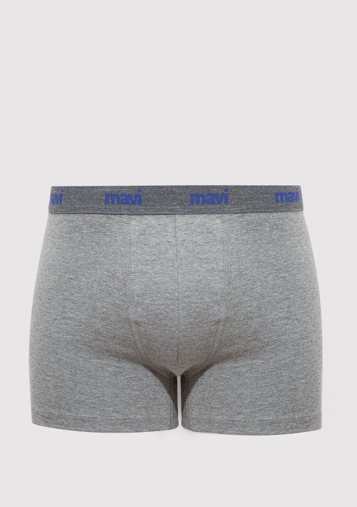 Mavi Gri Basic Boxer