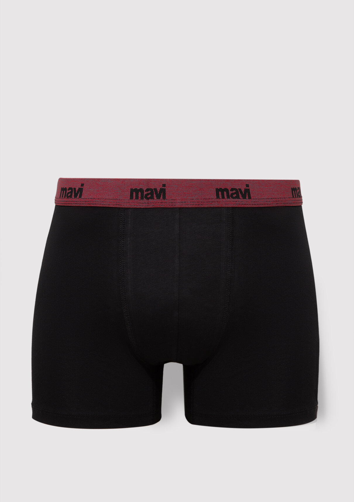 Mavi 3lü Siyah Basic Boxer görsel 2