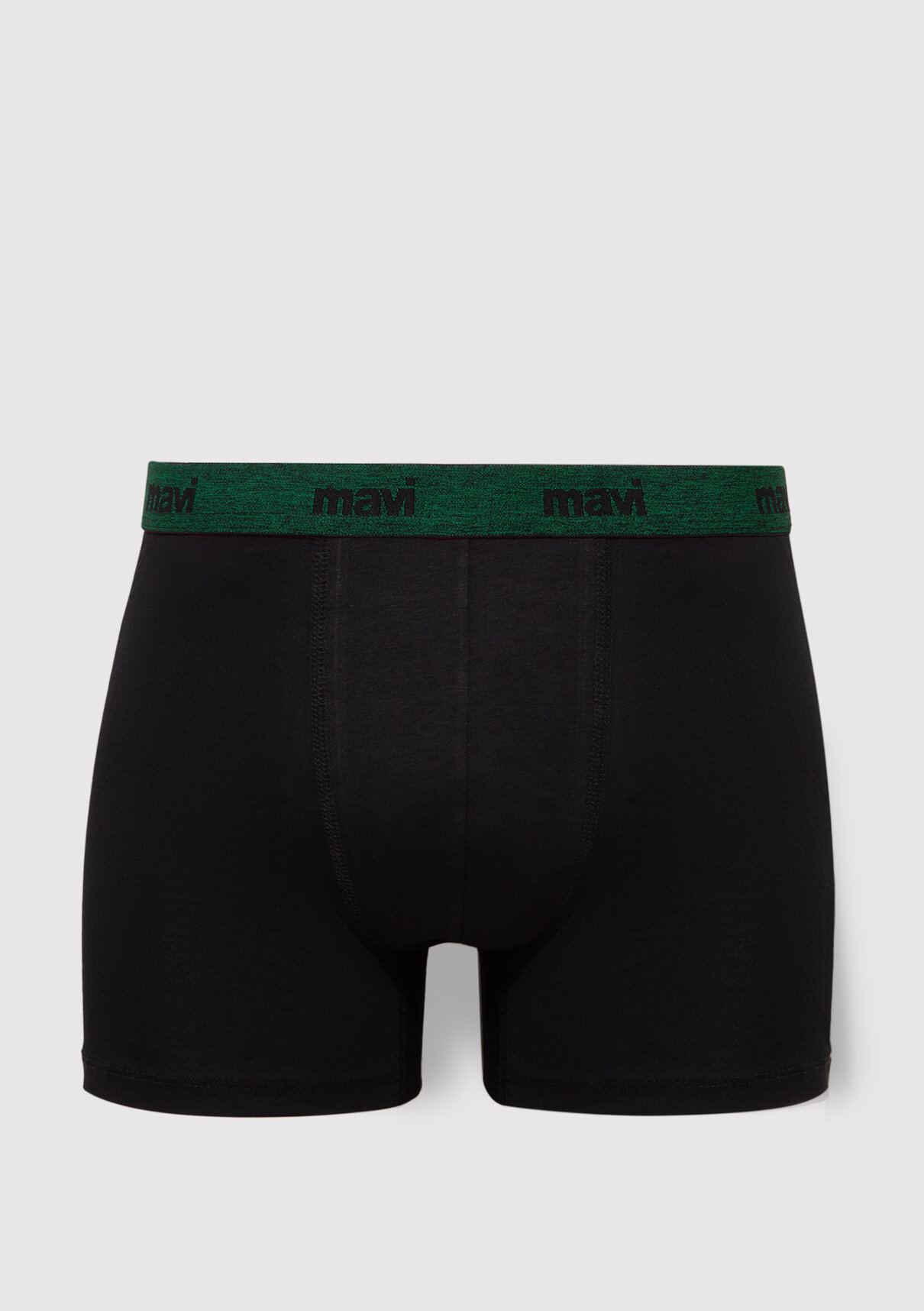 Mavi 3lü Siyah Basic Boxer görsel 3