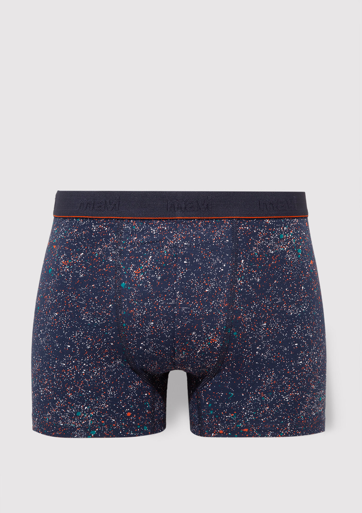 Mavi 3lü Baskılı Boxer görsel 4