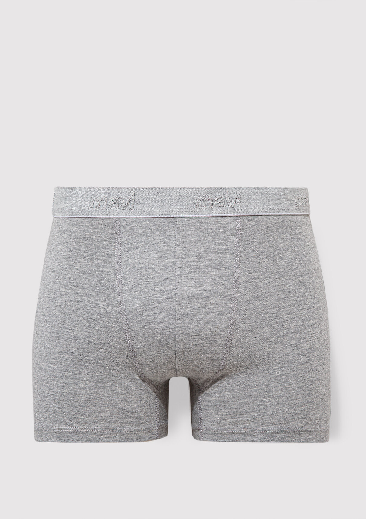 Mavi 3lü Basic Boxer görsel 2