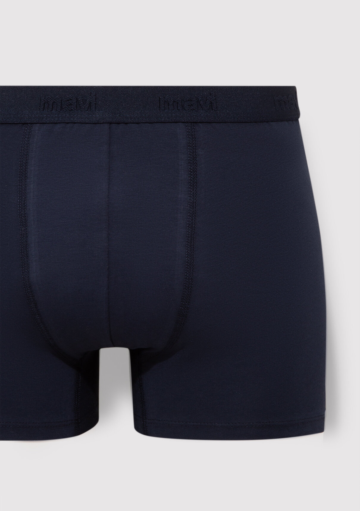 Mavi 3lü Lacivert Basic Boxer görsel 3