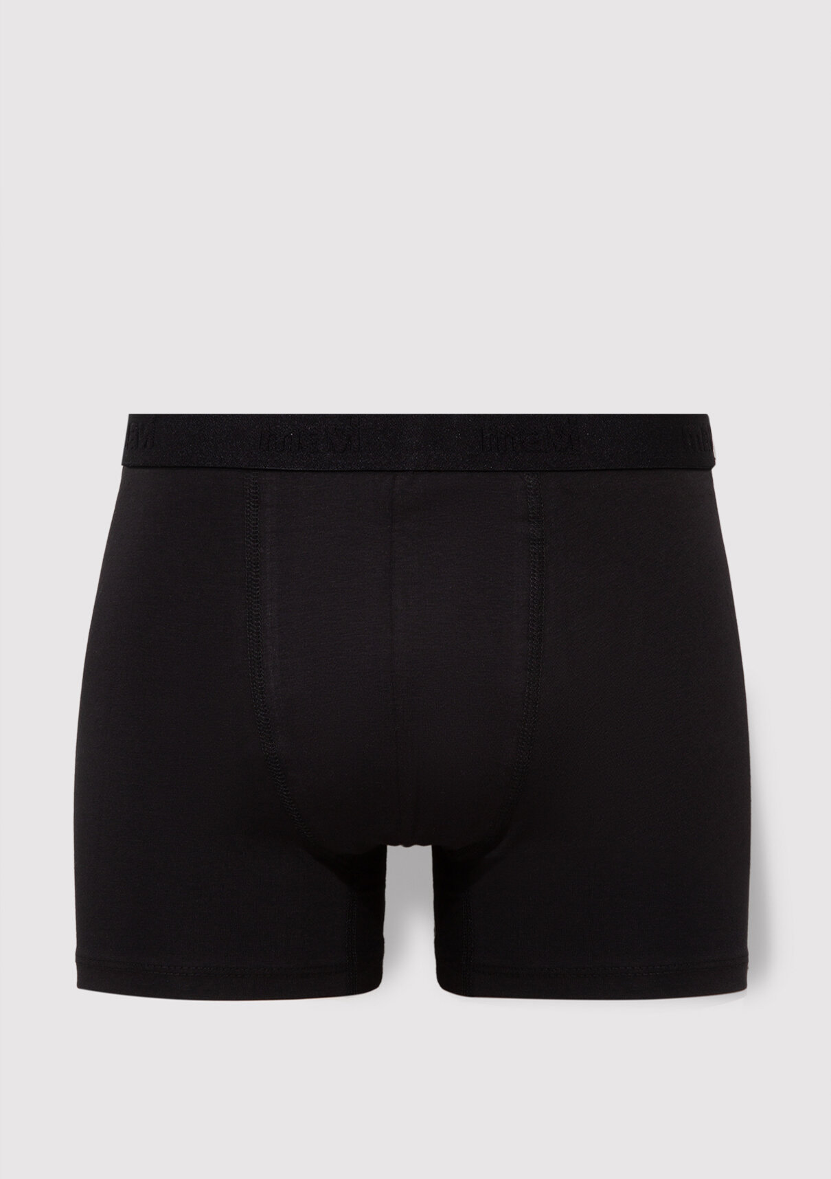 Mavi 3lü Baskılı Siyah Boxer görsel 4