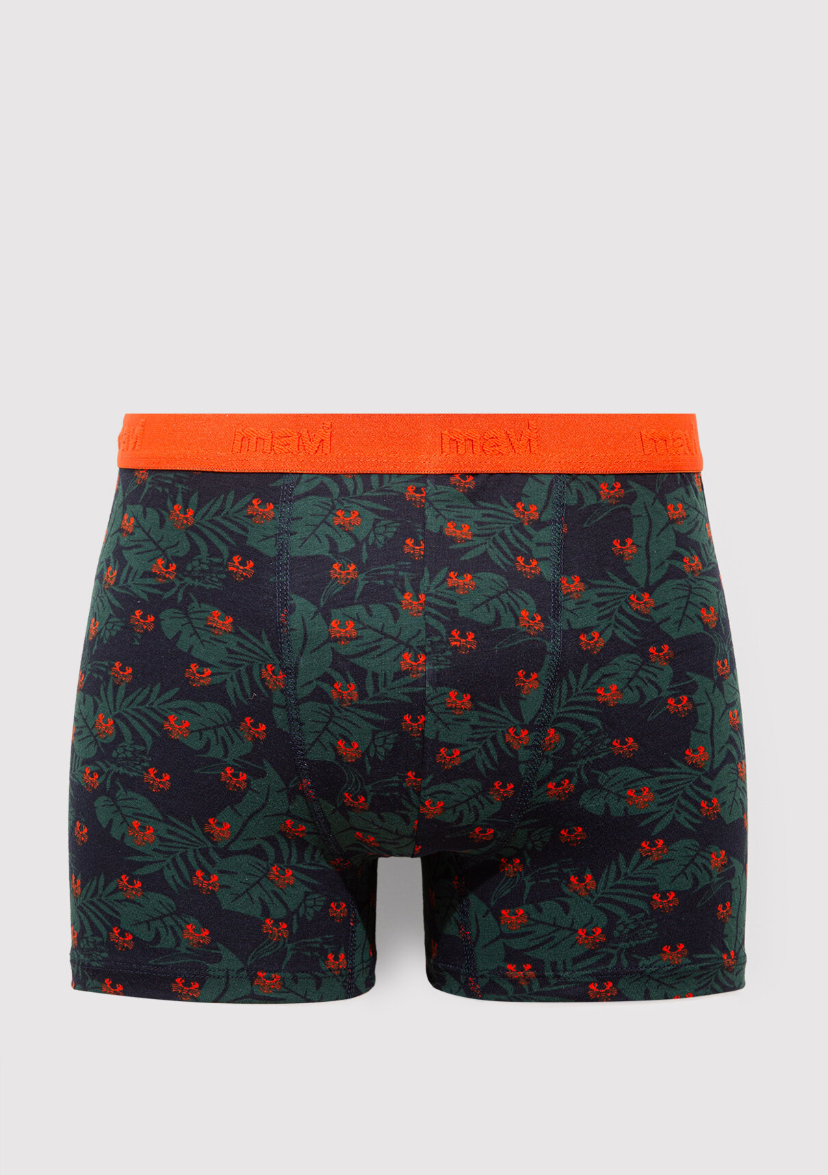 Mavi 3lü Baskılı Boxer görsel 2