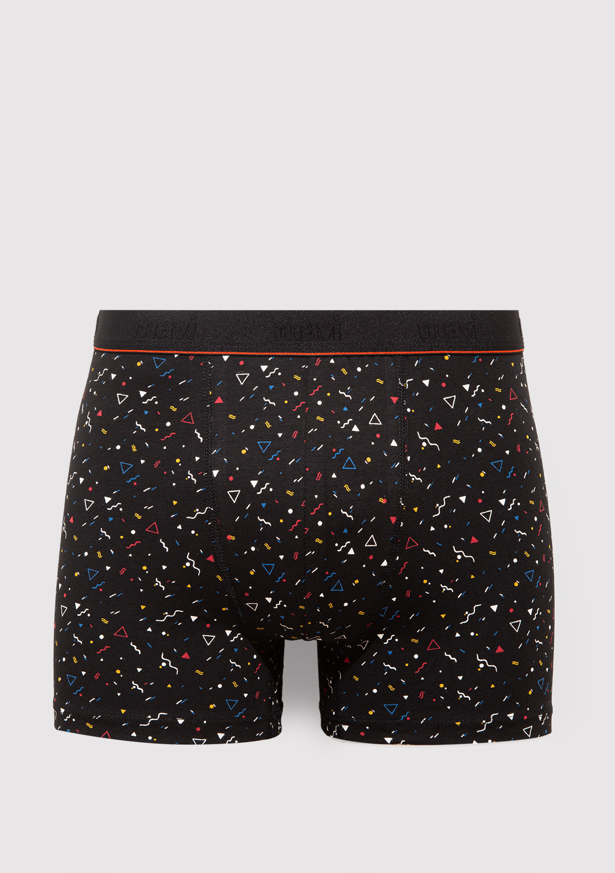Mavi 3lü Baskılı Boxer görsel 4