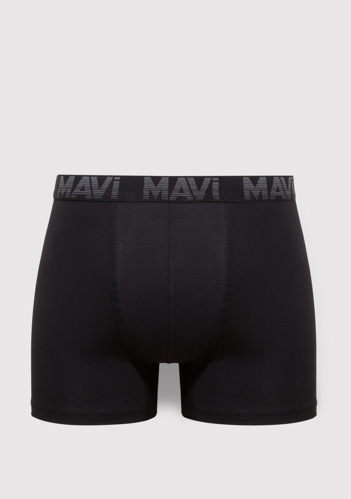 Mavi 3lü Siyah Basic Boxer görsel 2
