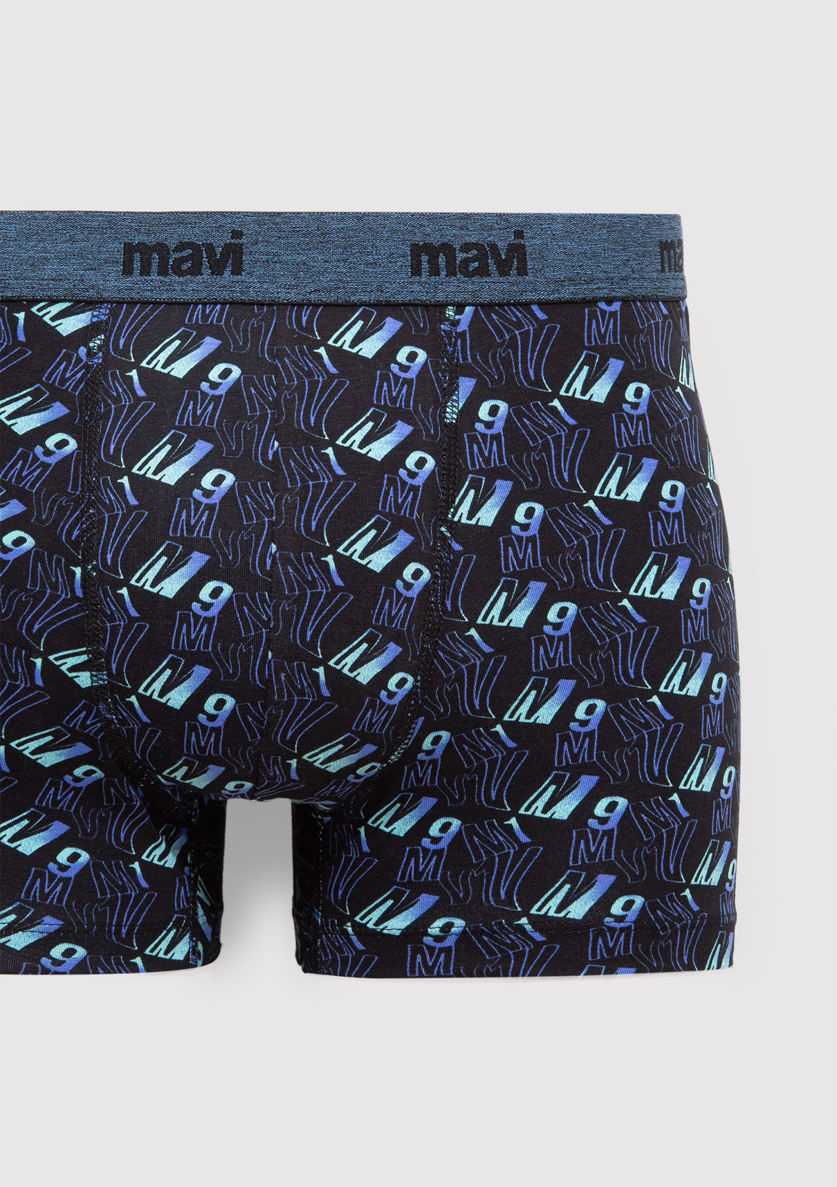 Mavi MV91 Baskılı Lacivert Boxer görsel 2