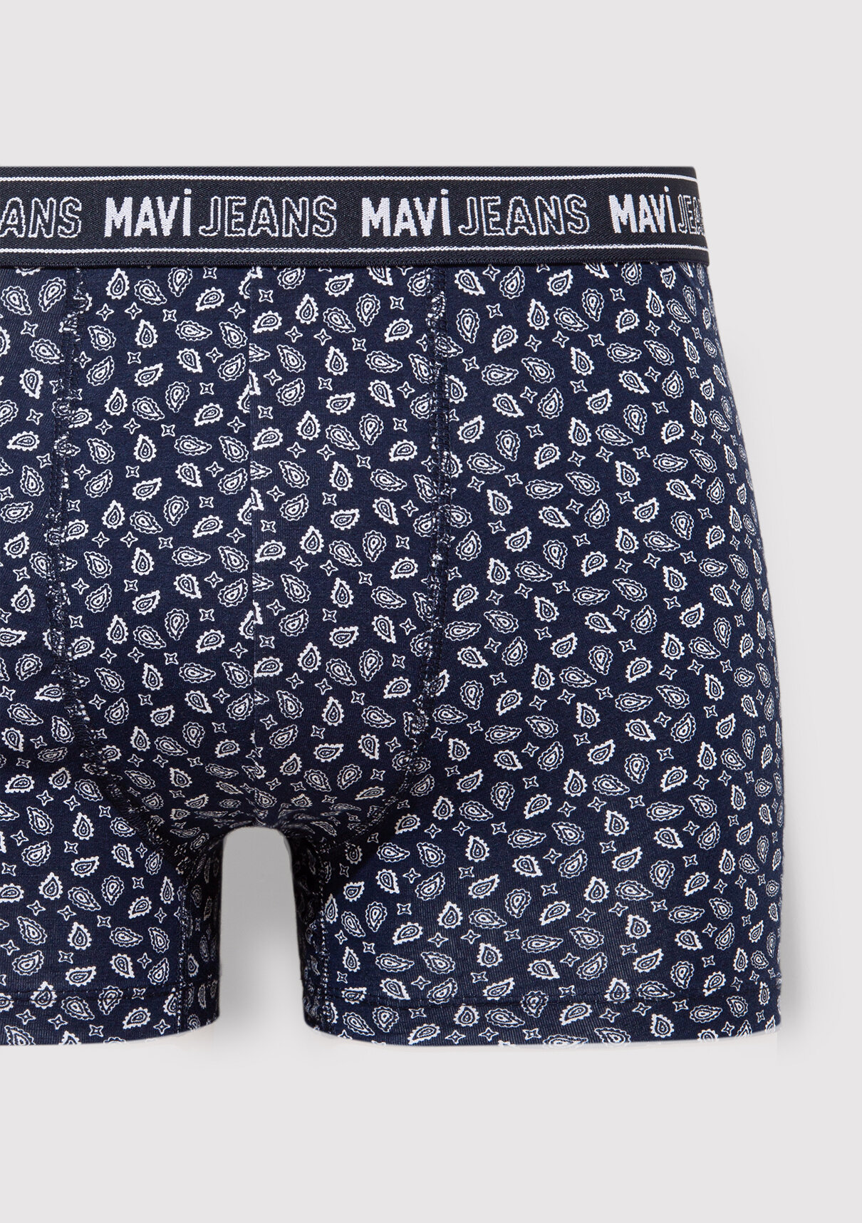 Mavi Baskılı Lacivert Boxer görsel 2