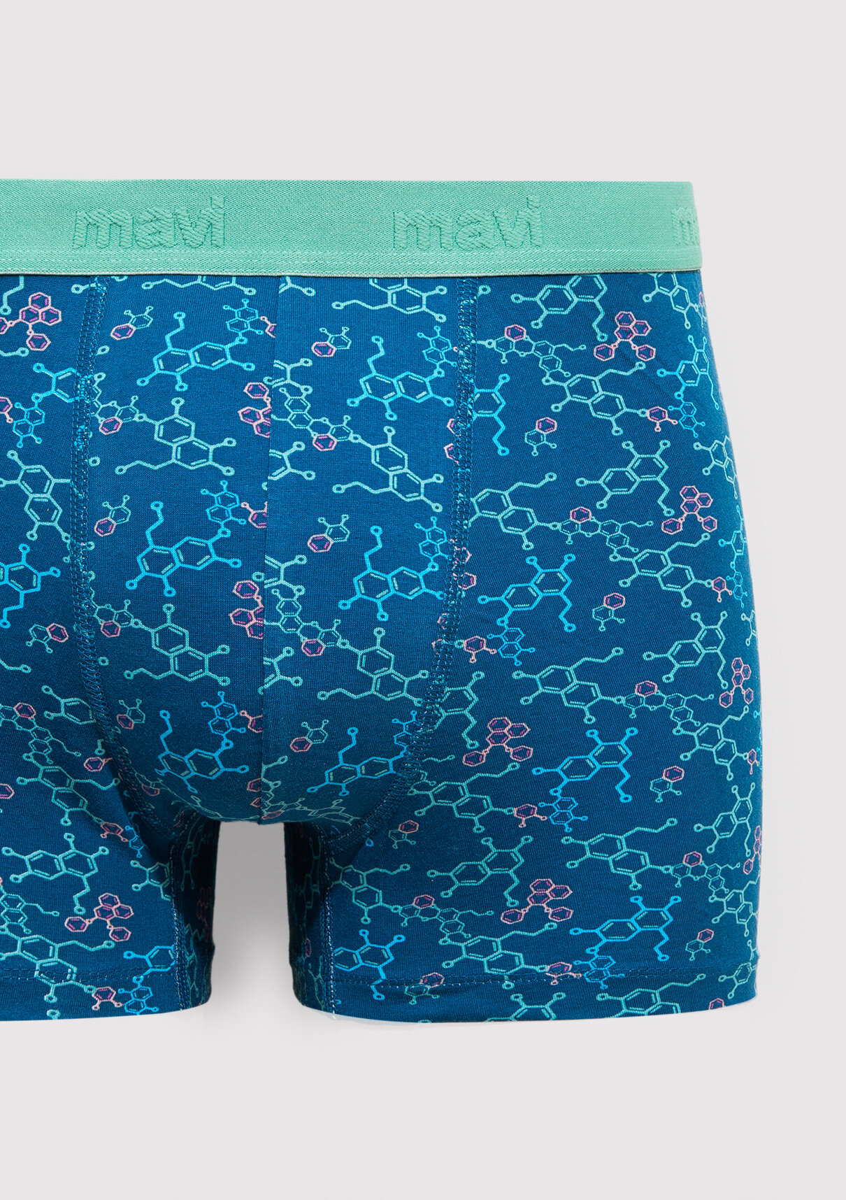 Mavi Baskılı Mavi Boxer görsel 2