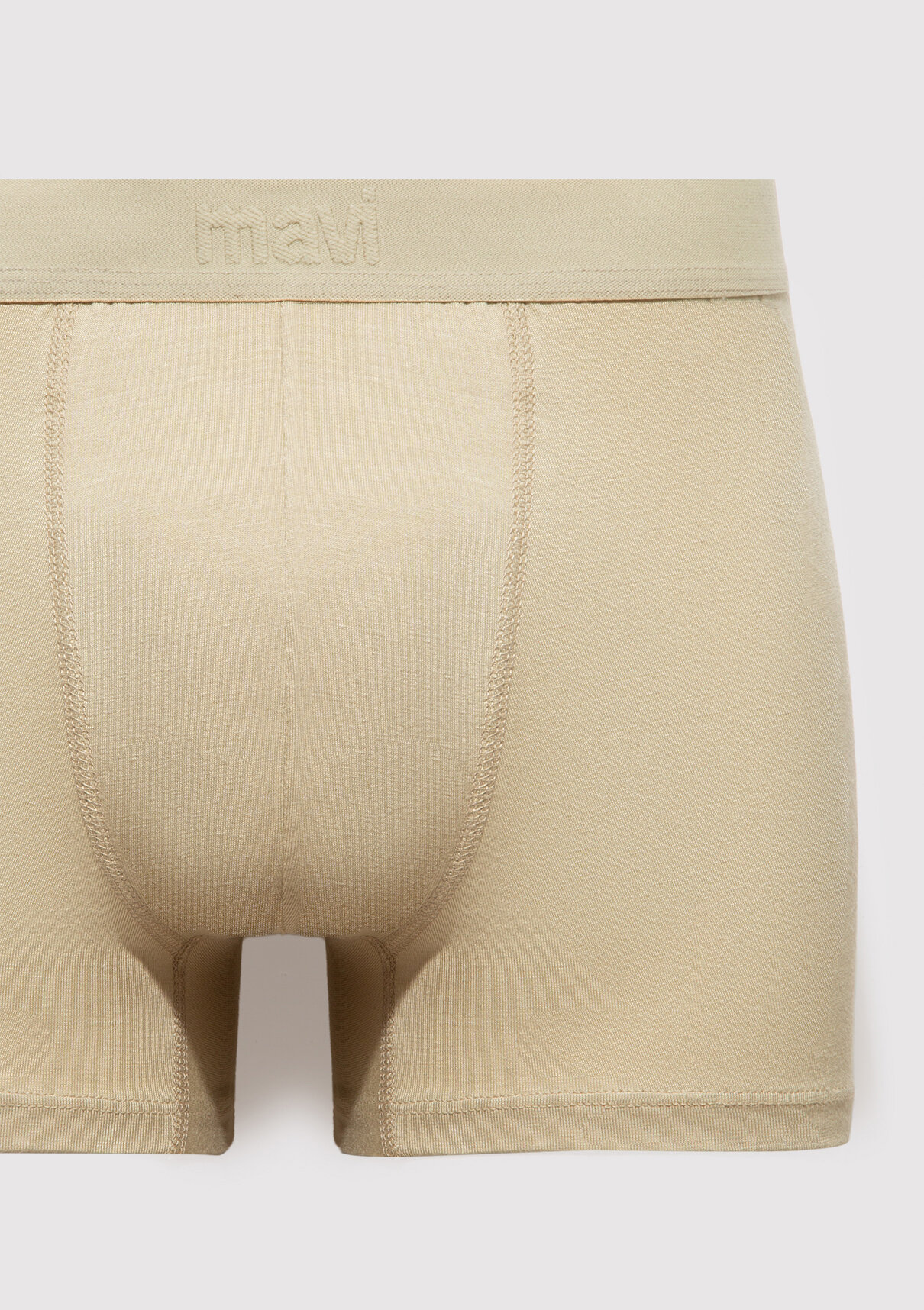Mavi Bej Basic Boxer görsel 2