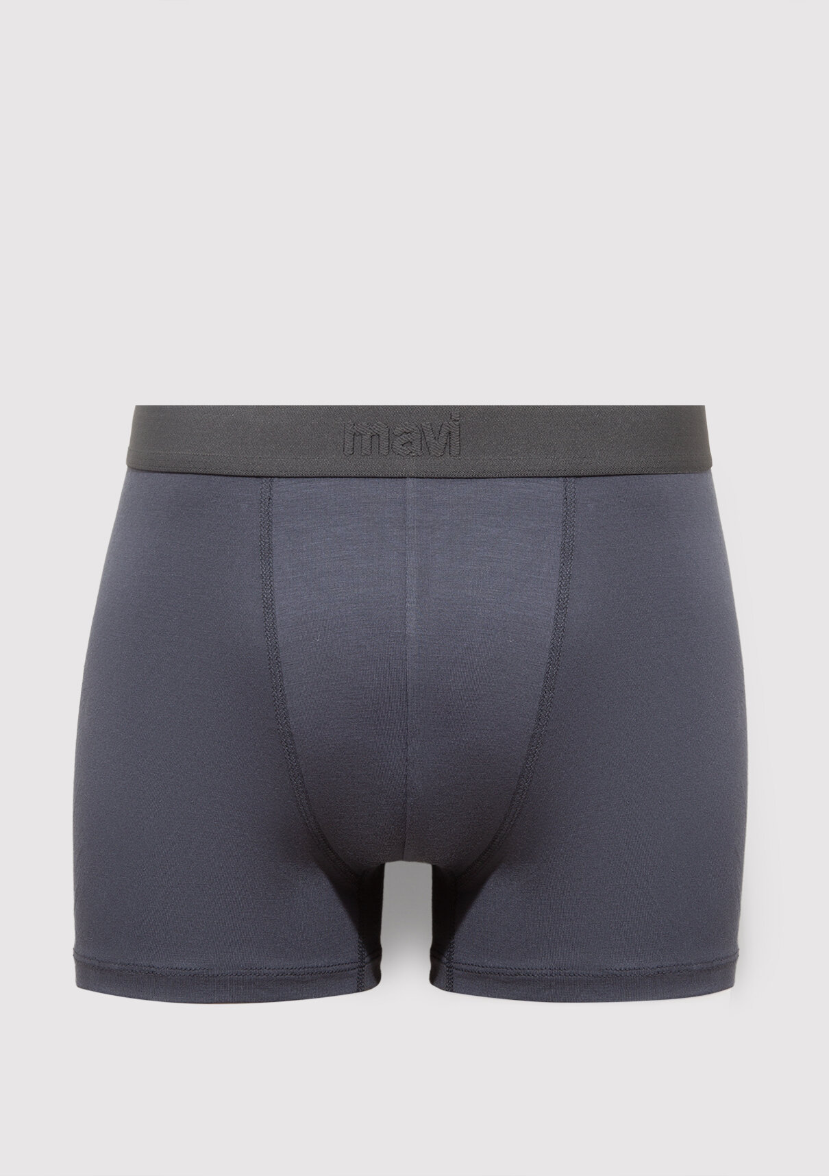 Mavi Antrasit Basic Boxer