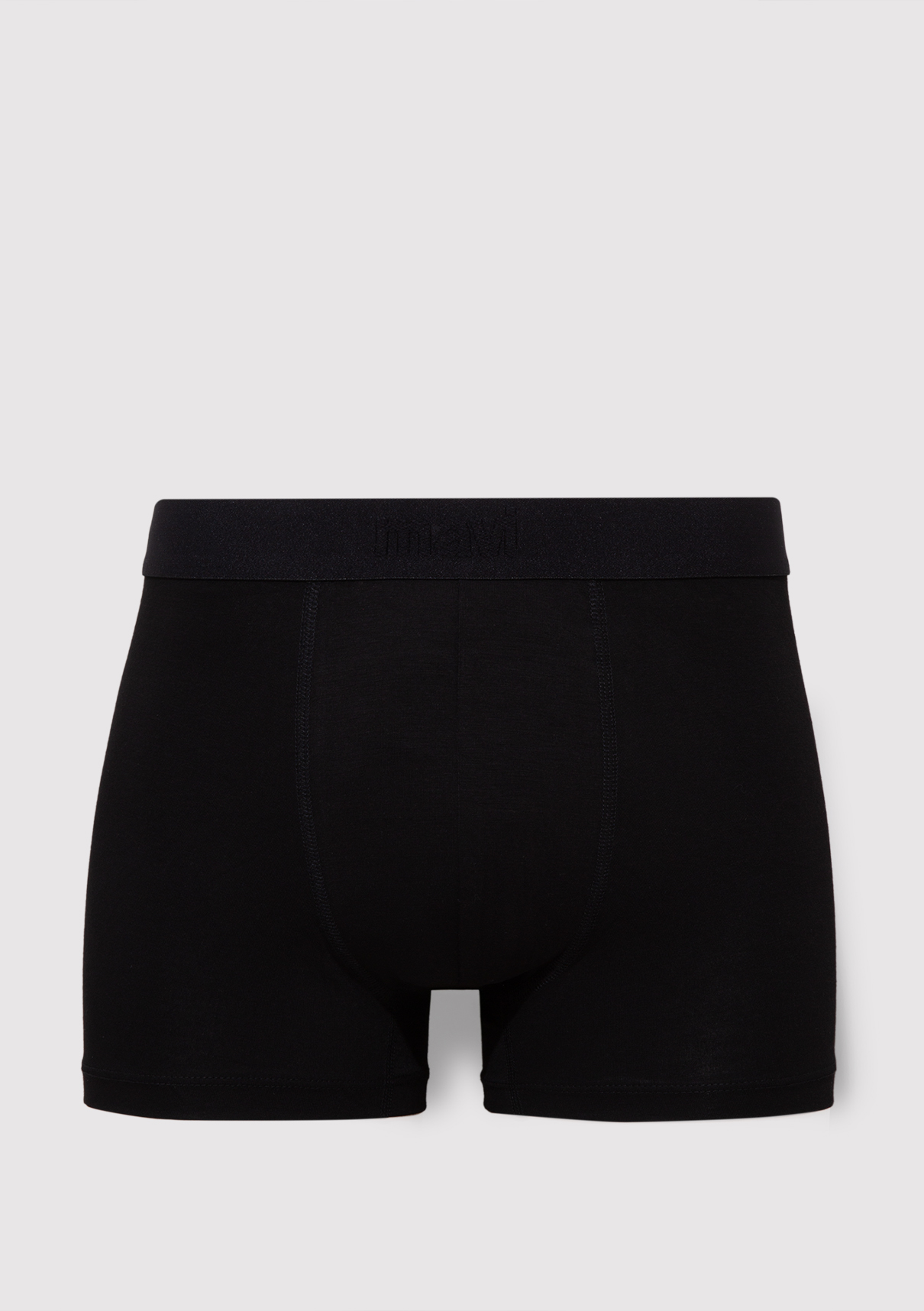 Mavi Siyah Basic Boxer