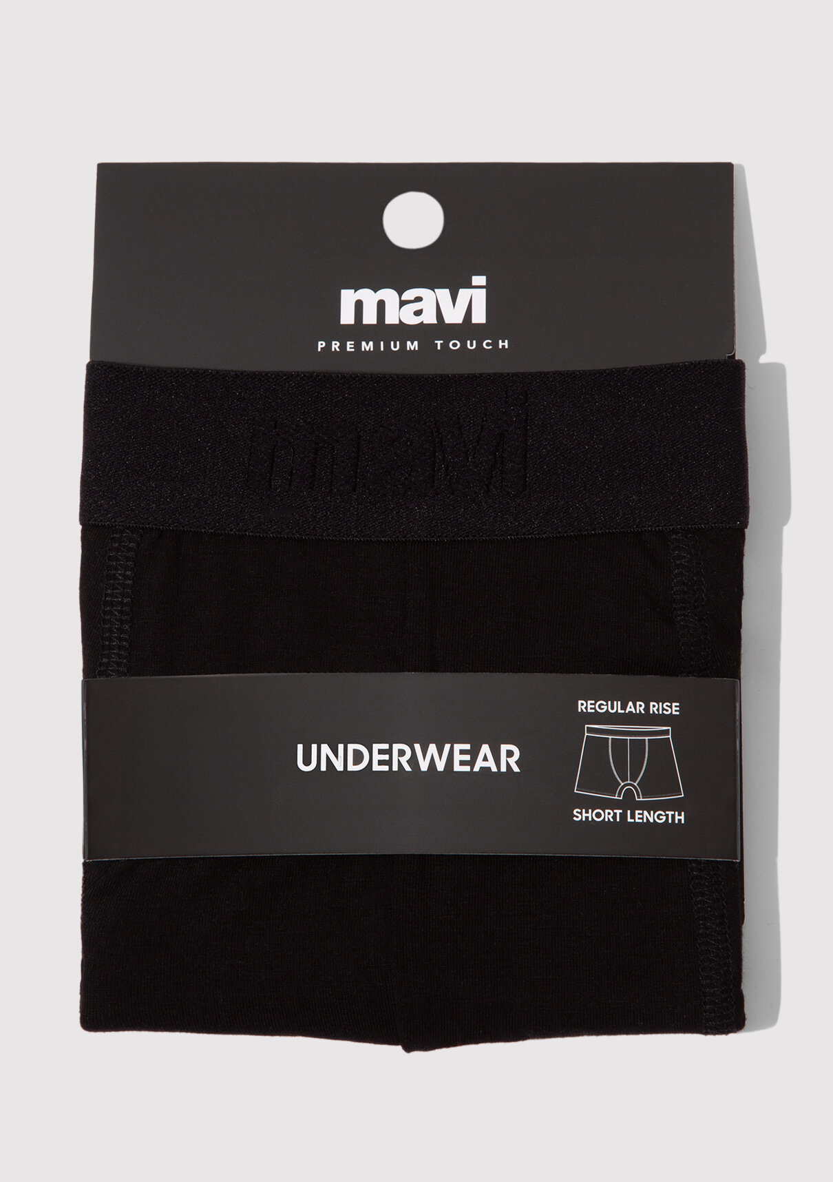Mavi Siyah Basic Boxer görsel 3