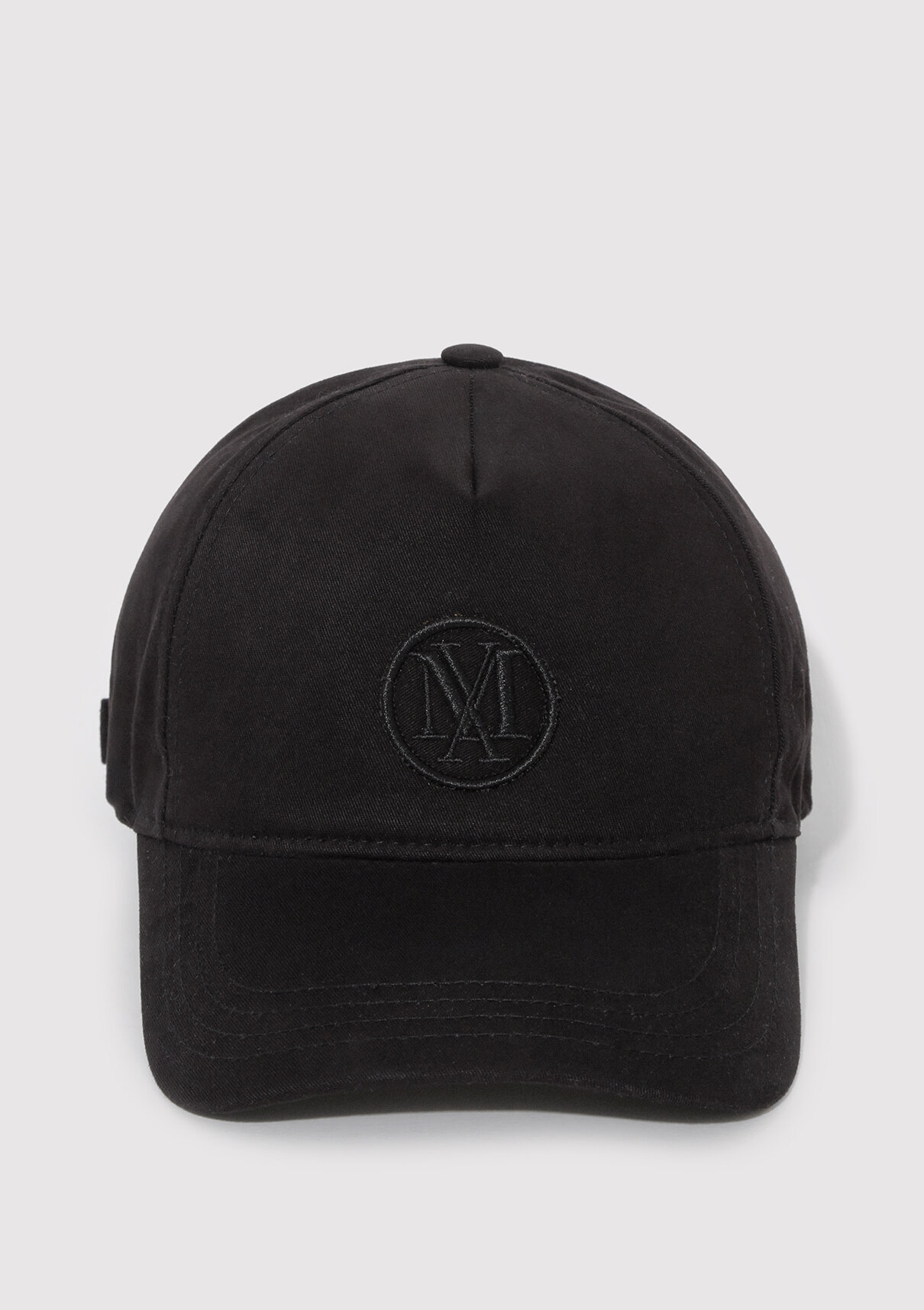 Mavi Mühür Logo Nakışlı Siyah Şapka görsel 2