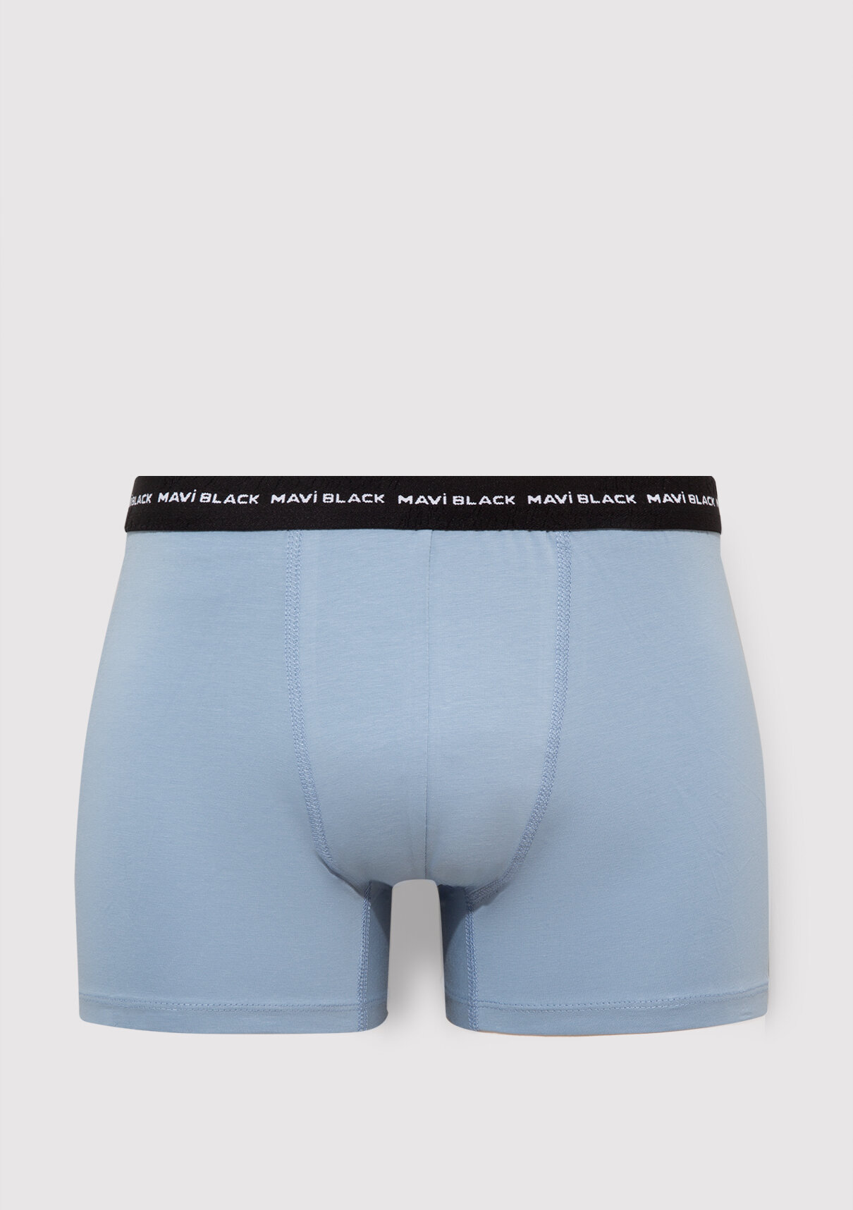 Mavi 3lü Basic Boxer görsel 4