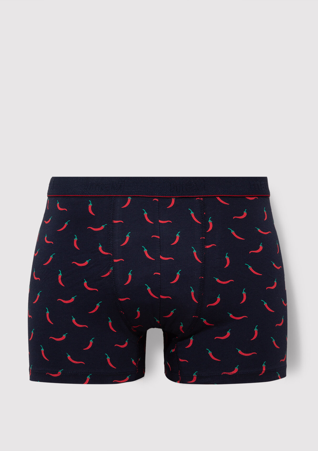 Mavi 3lü Baskılı Boxer görsel 3