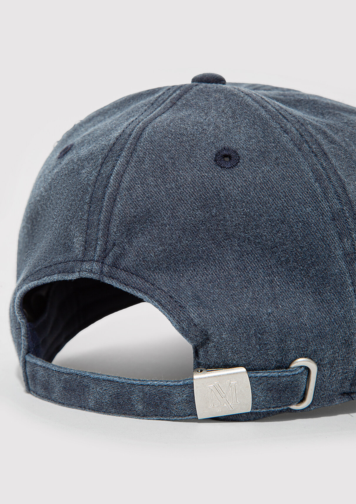 Mavi İşlemeli Denim Şapka görsel 5