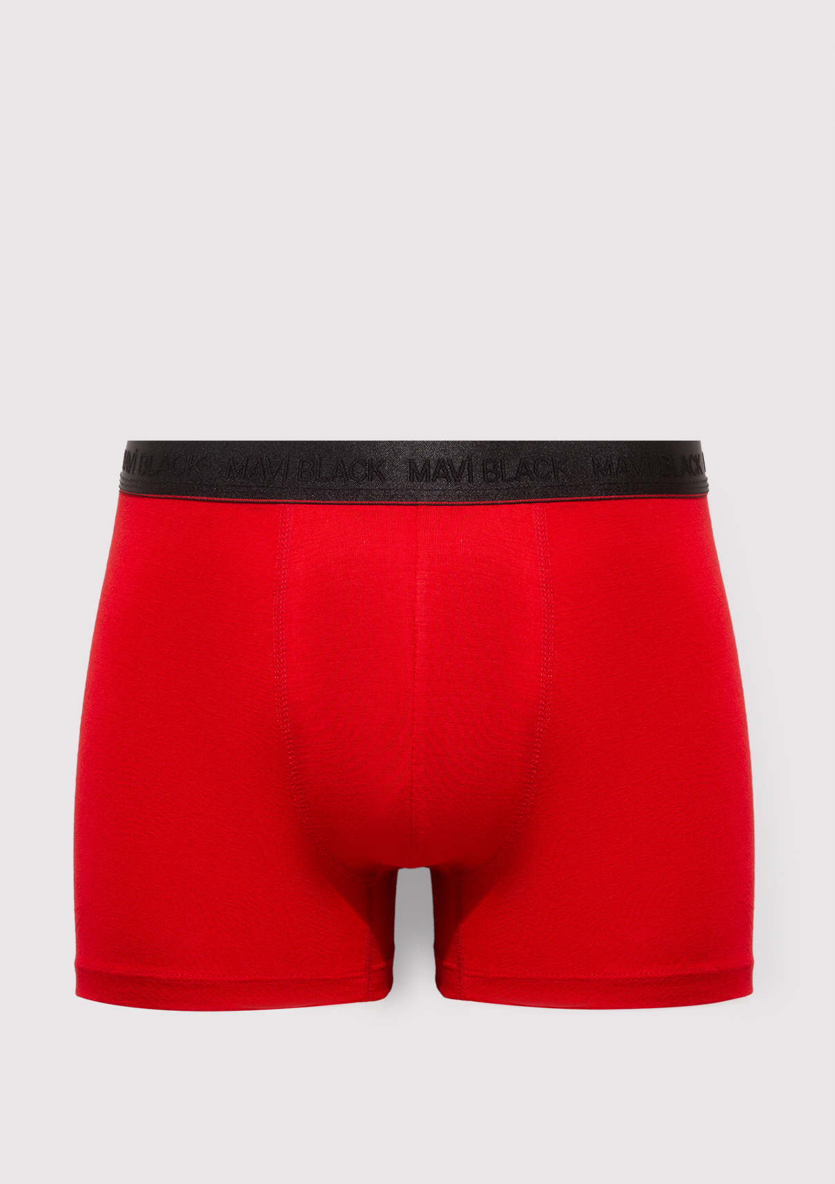 Mavi Kırmızı Basic Boxer