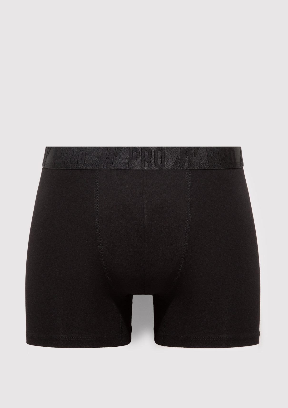 Mavi Siyah Basic Boxer
