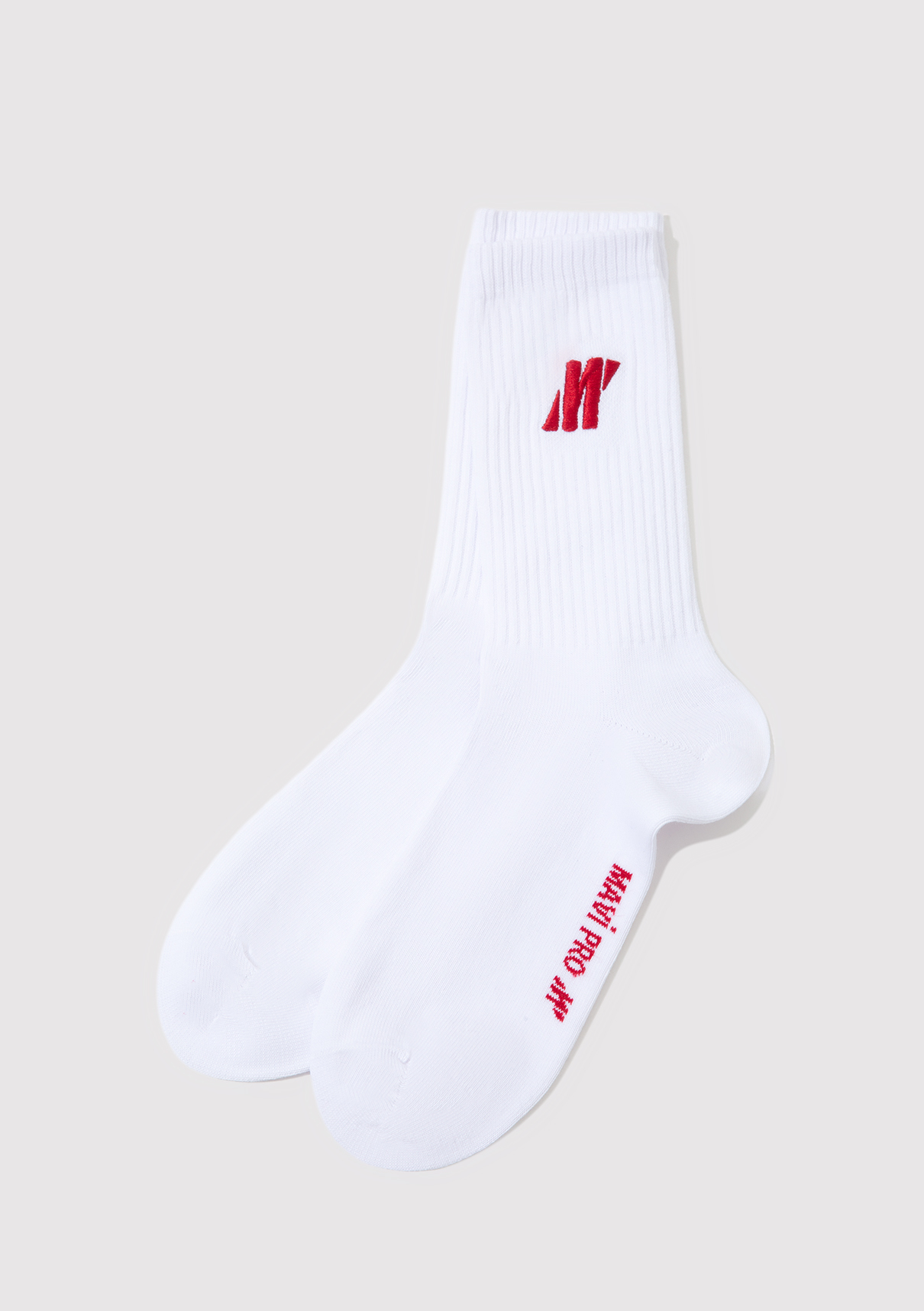 Mavi Pro Nakışlı Soket Çorap