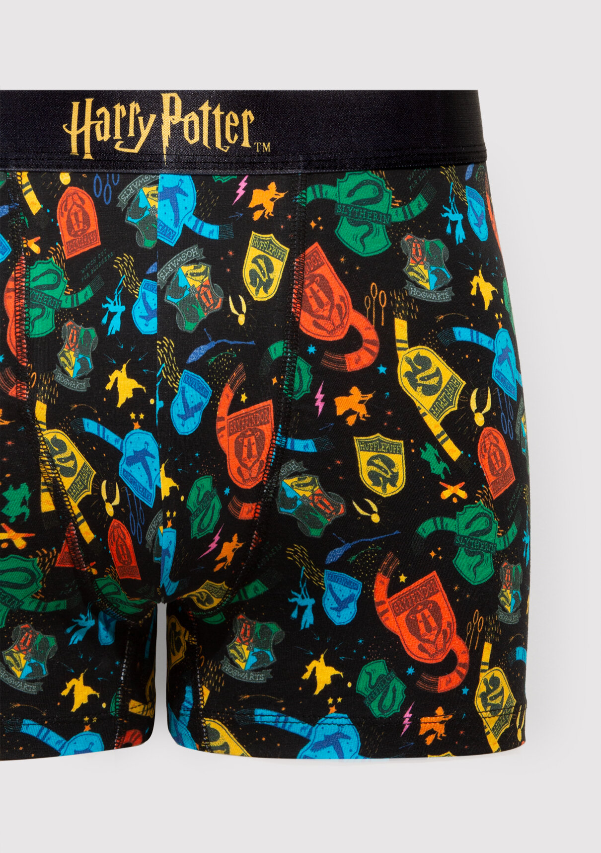Mavi Harry Potter Baskılı Siyah Boxer görsel 2