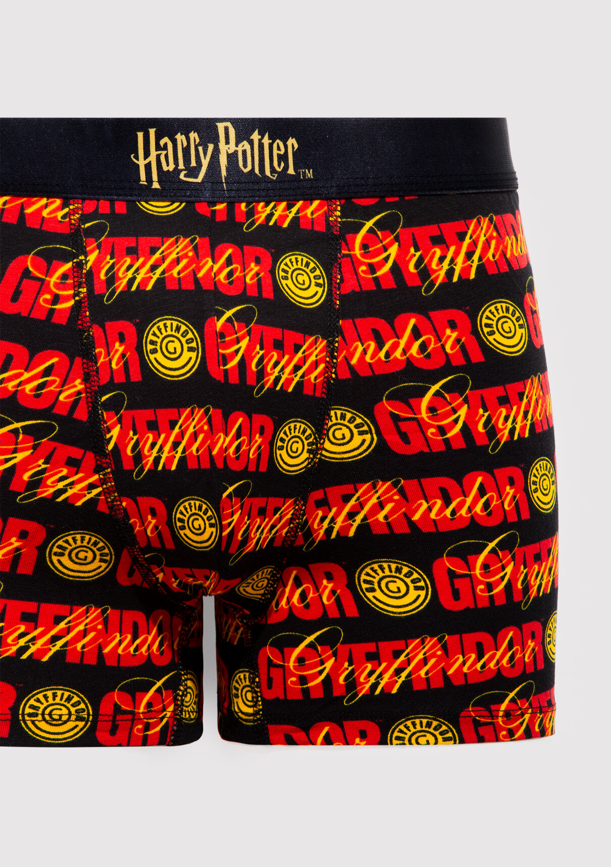 Mavi Harry Potter Baskılı Siyah Boxer görsel 2