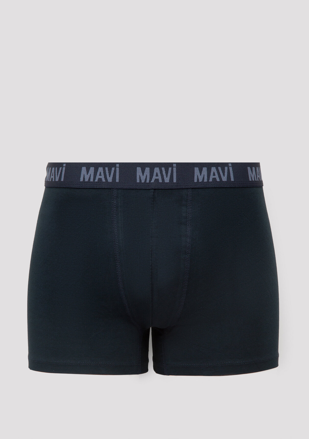Mavi 3lü Basic Boxer görsel 3