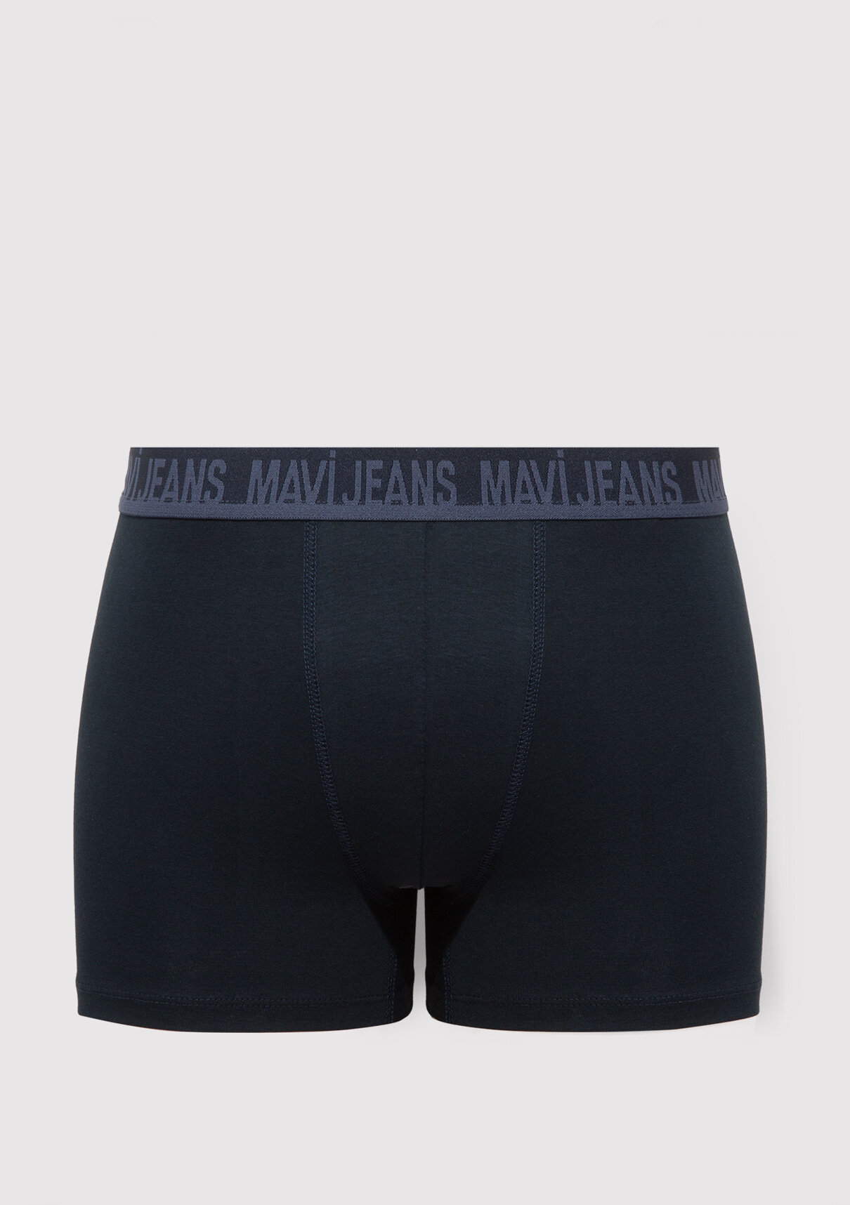 Mavi 3lü Siyah Basic Boxer görsel 3