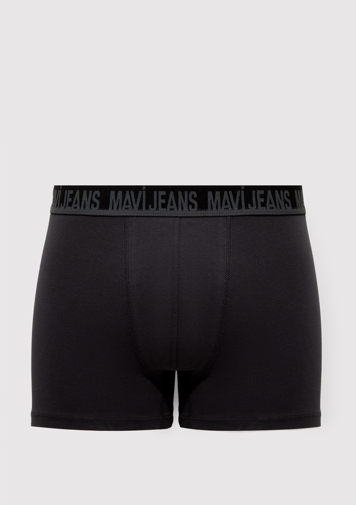 Mavi 3lü Siyah Basic Boxer görsel 4