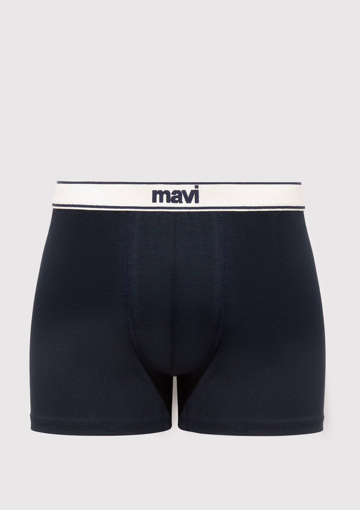Mavi 3lü Basic Boxer görsel 2