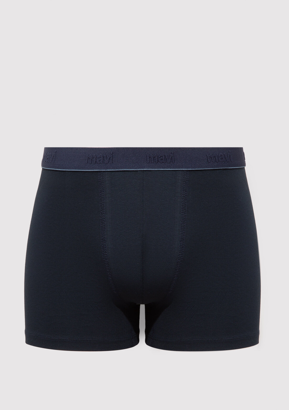Mavi 3lü Baskılı Lacivert Boxer görsel 3