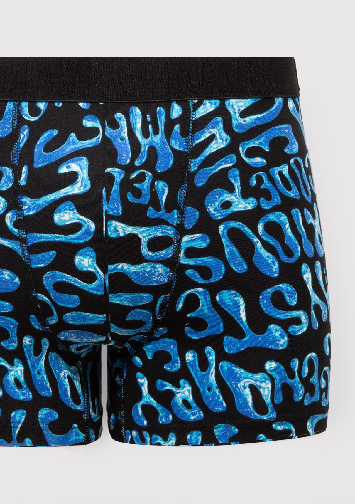 Mavi Baskılı Mavi Boxer görsel 2