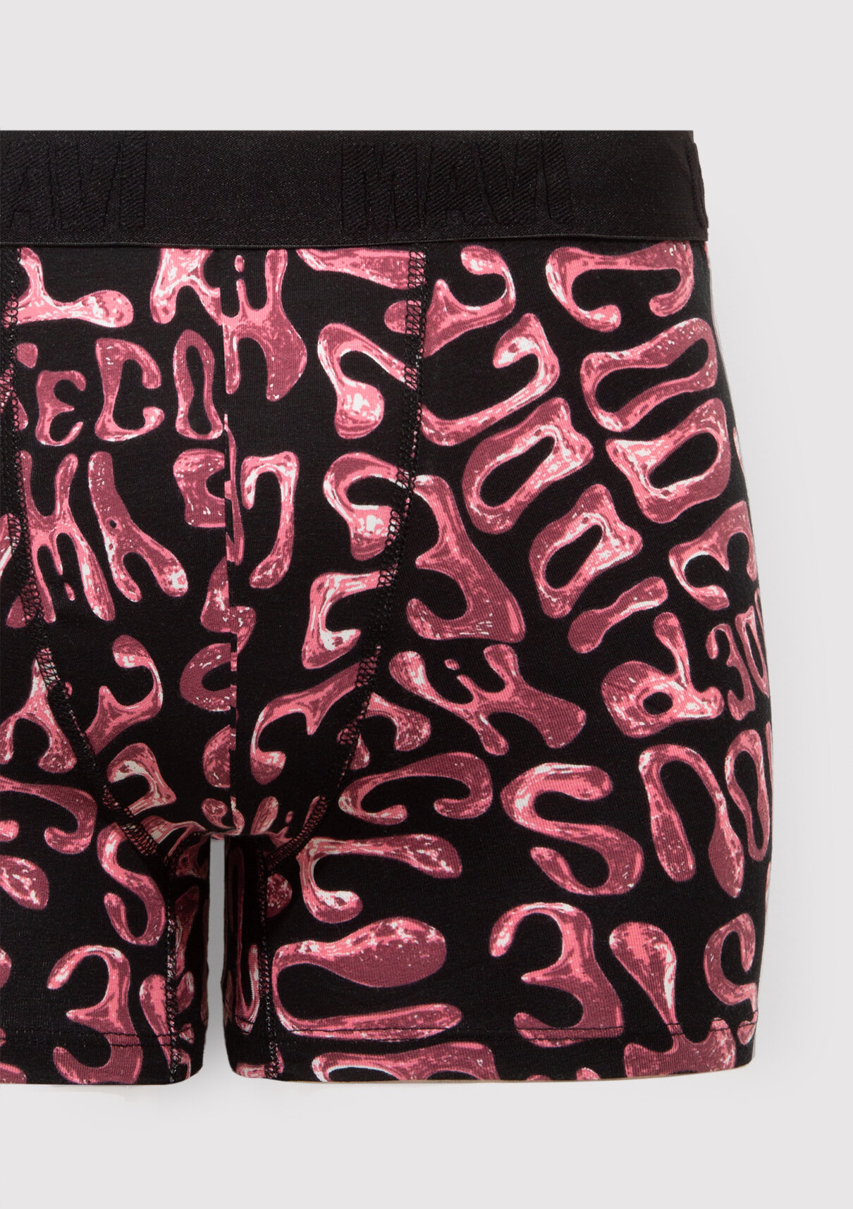 Mavi Baskılı Pembe Boxer görsel 2