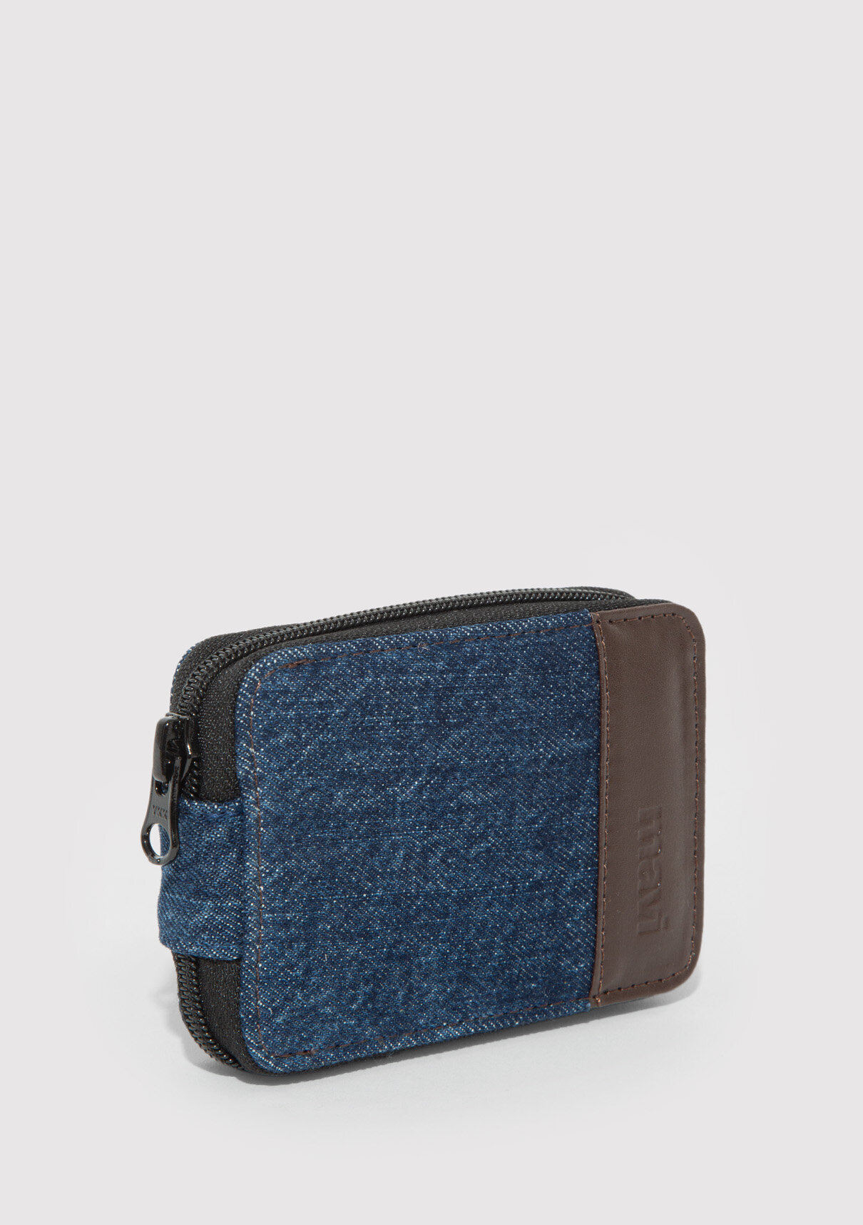 Mavi Lacivert Denim Cüzdan görsel 2