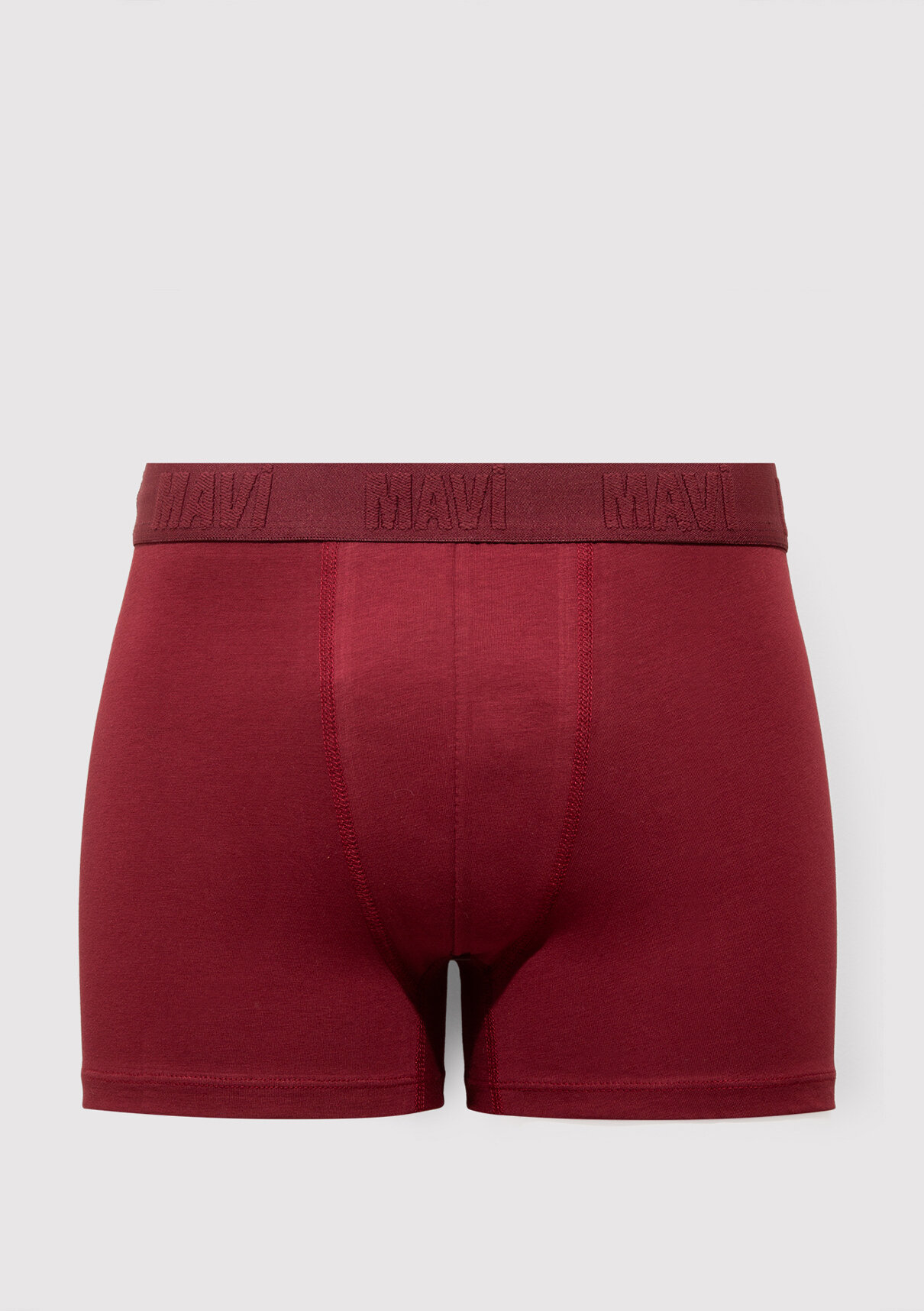 Mavi 5li Renkli Basic Boxer görsel 2