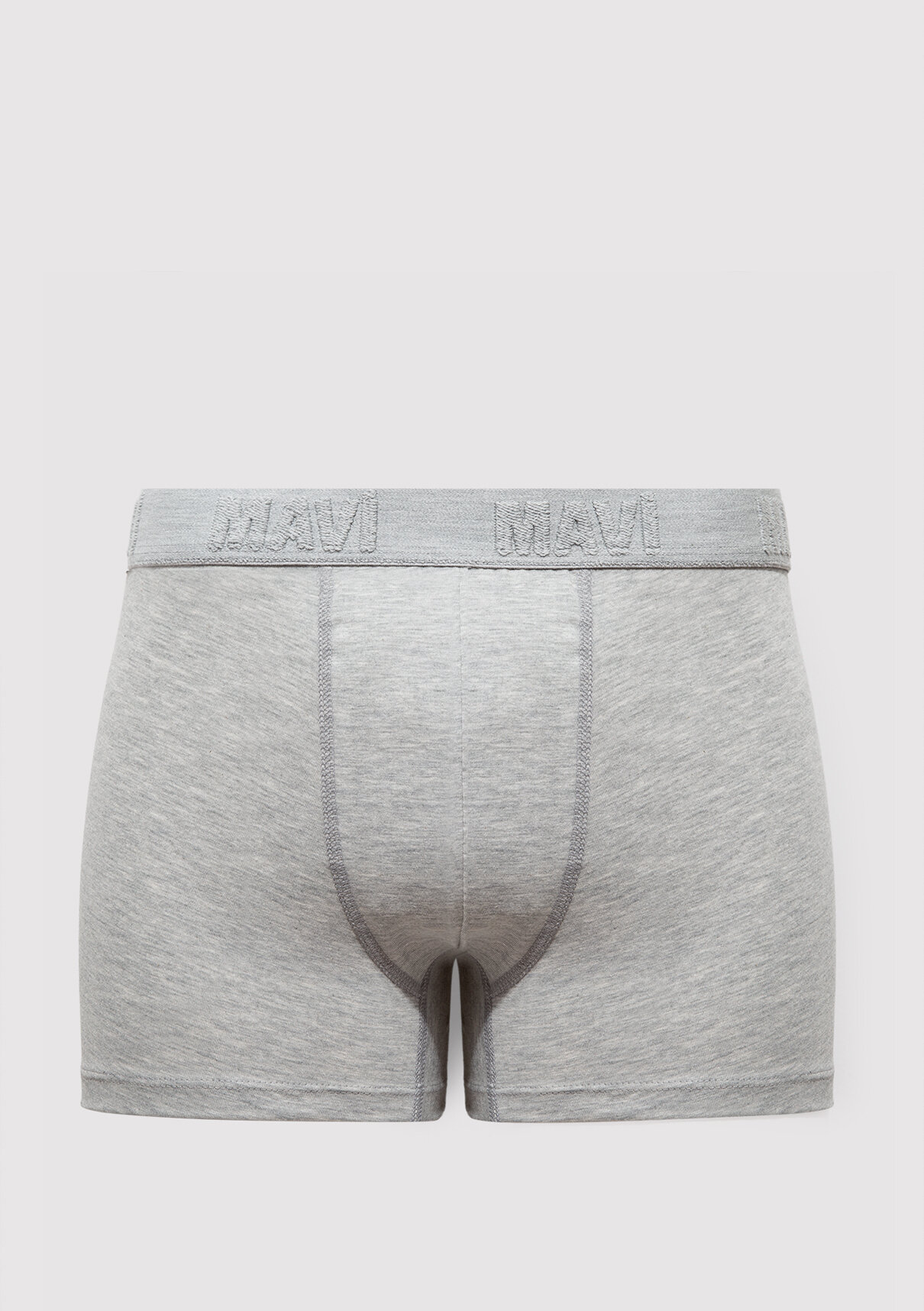 Mavi 5li Renkli Basic Boxer görsel 5