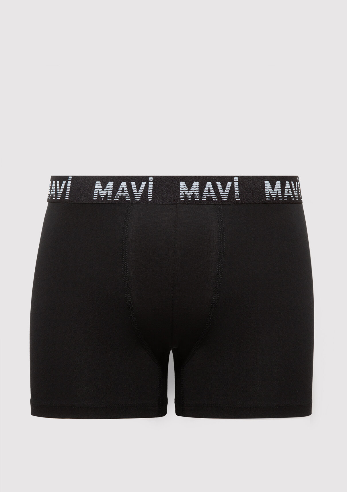 Mavi 7li Siyah Basic Boxer görsel 6