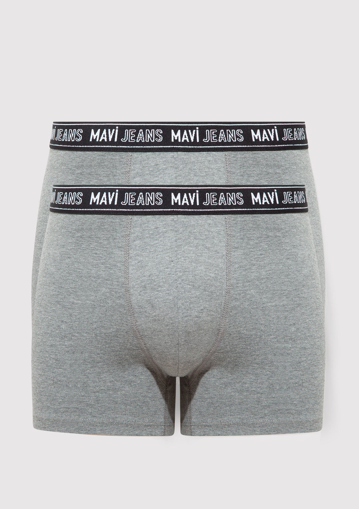 Mavi 7li Siyah Basic Boxer görsel 3