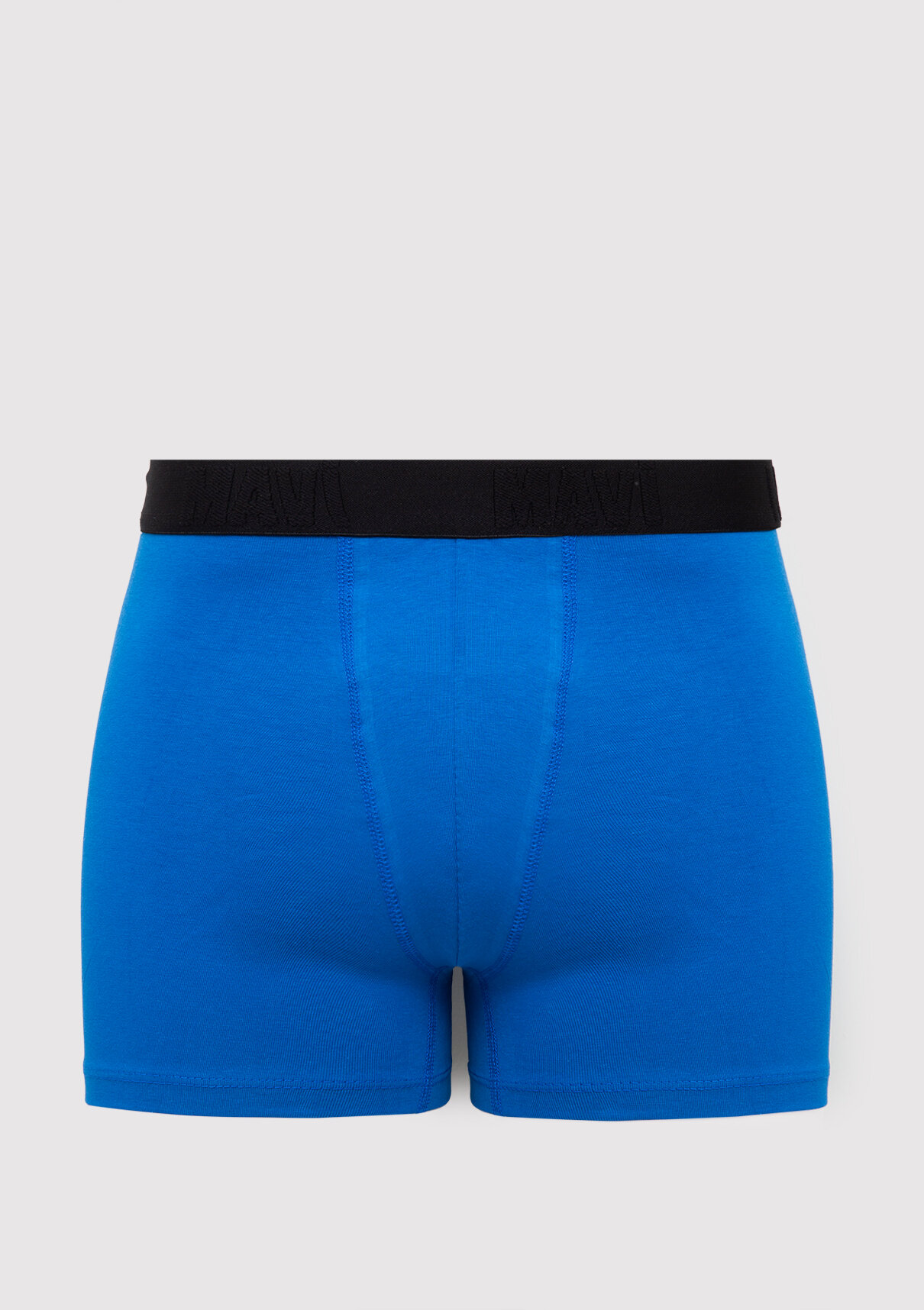 Mavi 3lü Baskılı Lacivert Boxer görsel 3