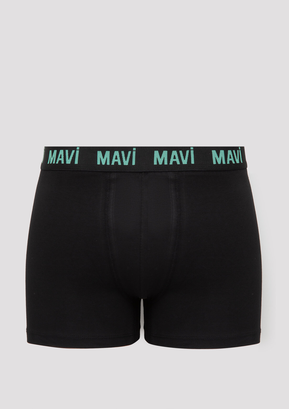 Mavi 3lü Baskılı Yeşil Boxer görsel 3