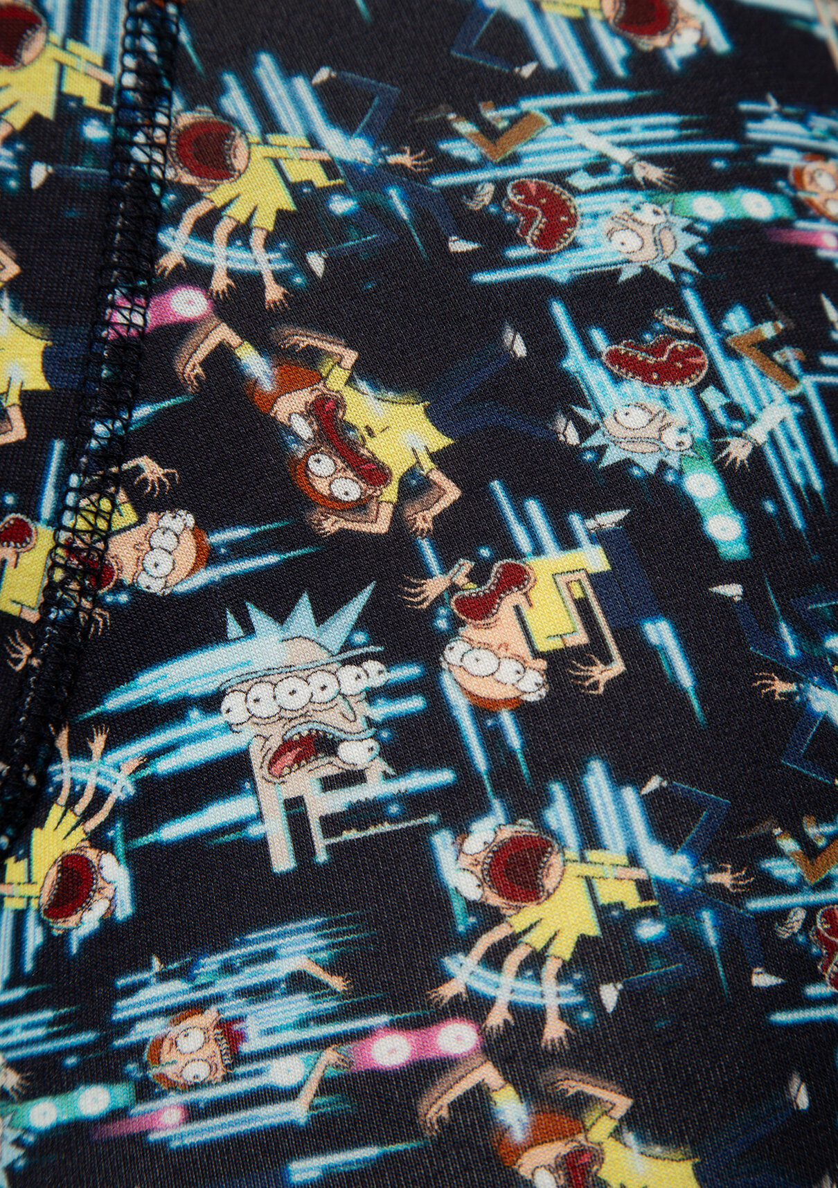 Mavi Rick and Morty Baskılı Lacivert Boxer görsel 3